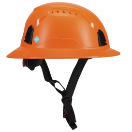 PIP 280-HP1491RVM-FB Traverse ANSI Type II Vented Full Brim Safety Helmet with Mips - Orange