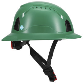 PIP 280-HP1491RVM-FB Traverse ANSI Type II Vented Full Brim Safety Helmet with Mips - Dark Green