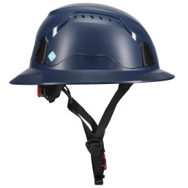 PIP 280-HP1491RVM-FB Traverse ANSI Type II Vented Full Brim Safety Helmet with Mips - Navy