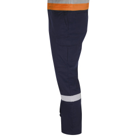 PIP 314M6369H Bisley Type R Class 2 Vented Coveralls - Orange/Navy