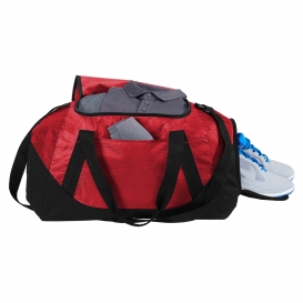 Port Authority BG804 Team Duffel - True Red/Black