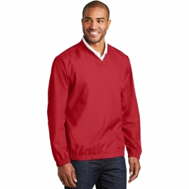 Port Authority J342 Zephyr V-Neck Pullover - Rich Red