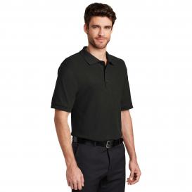 Port Authority K500 Silk Touch Polo - Black | Full Source