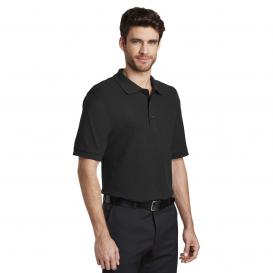 Port Authority K500ES Extended Size Silk Touch Polo - Black