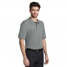 Port Authority K500ES Extended Size Silk Touch Polo - Cool Grey