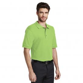 Port Authority K500ES Extended Size Silk Touch Polo - Lime