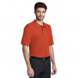 Port Authority K500ES Extended Size Silk Touch Polo - Orange
