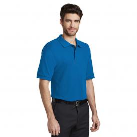 Port Authority K500ES Extended Size Silk Touch Polo - Strong Blue