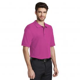 Port Authority K500ES Extended Size Silk Touch Polo - Tropical Pink