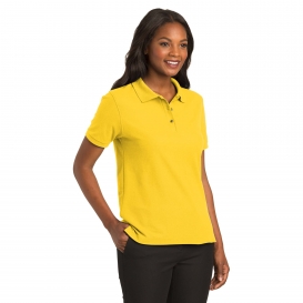 Port Authority L500 Ladies Silk Touch Polo - Sunflower Yellow | Full Source