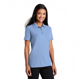 Port Authority L510 Ladies Stain-Resistant Polo - Light Blue