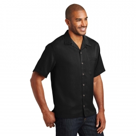Port Authority S535 Easy Care Camp Shirt - Black | Full Source