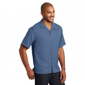 Port Authority S535 Easy Care Camp Shirt - Blue | Full Source