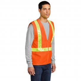 Port Authority SV01 Enhanced Visibility Vest - Safety Orange/Reflective
