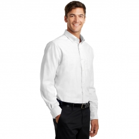 Port Authority TS658 Tall SuperPro Oxford Shirt - White