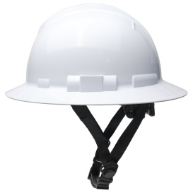 Pyramex HPT256110 Ridgeline T2 Full Brim Hard Hat - 6-Point Ratchet Suspension - White