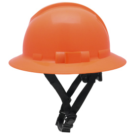 Pyramex HPT256141 Ridgeline T2 Full Brim Hard Hat - 6-Point Ratchet Suspension - Hi-Vis Orange