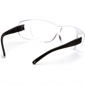 Pyramex S3510SJ OTS Safety Glasses - Black Temples - Clear Lens | Full ...