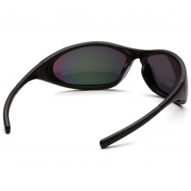 Pyramex SB3345E Zone II Safety Glasses - Matte Black Frame - Ice Orange Mirror Lens
