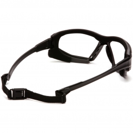 Pyramex SBG5010DT Highlander Plus Safety Glasses - Black Foam Lined Frame - Clear H2X Anti-Fog Lens