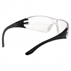 Pyramex SBG9610S Endeavor Plus Safety Glasses - Black/Gray Temples - Clear Lens