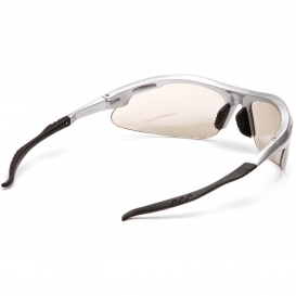 Pyramex SS4580D Avante Safety Glasses - Silver Frame - Indoor/Outdoor Mirror Lens