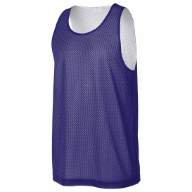 Sport-Tek ST5000 PosiCharge Reversible Mesh Tank - Purple/White