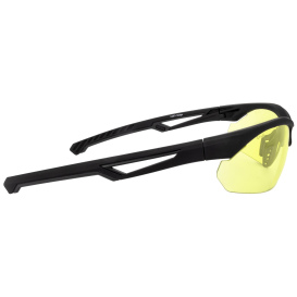 Crossfire 4825 BOLO Safety Glasses - Black Frame - Amber Lens