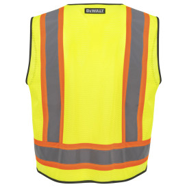 DEWALT DSV82 Type R Class 2 Heavy Duty Surveyor Safety Vest - Yellow/Lime