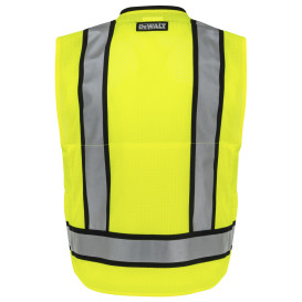 DEWALT DSV881 Type R Class 2 Heavy Duty Engineer Surveyor Safety Vest - Yellow/Lime