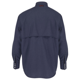 Radians FRS-004G VolCore Cat 2 Vented Pearl Snap FR Shirt - Navy