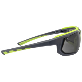 Radians GLF1-20D GLYF Safety Glasses - Green Frame - Smoke/Gray Lens