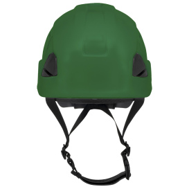 Radians RHC2V Dareware Type II Class C Vented Safety Helmet - 4-Point Ratchet Suspension - Green