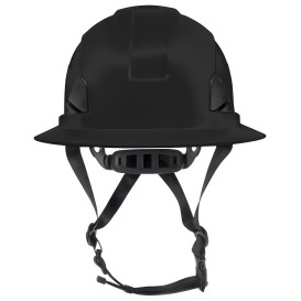 Radians RHF2V Dareware X Type II Class C Vented Full Brim Safety Helmets - Ratchet Suspension - Black