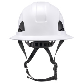 Radians RHF2V Dareware X Type II Class C Vented Full Brim Safety Helmets - Ratchet Suspension - White