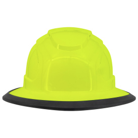 Radians RHJ6V The Judge Full Brim Hard Hat - Ratchet Suspension - Hi-Vis Lime