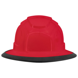 Radians RHJ6V The Judge Full Brim Hard Hat - Ratchet Suspension - Red