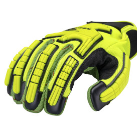 Radians RWG130 A2 Cotton Corded Palm Work Gloves - TPR Impact Protection