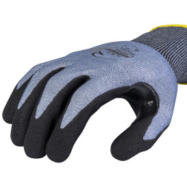 Radians RWG586 Cut Level A6 HPPE Shell Work Gloves - Sandy Foam Nitrile