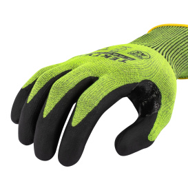 Radians RWG755 TEKTYE Cut Level A5 Nitrile Palm Work Gloves