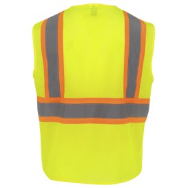 Radians SV232-2 Type R Class 2 Mesh Two-Tone Surveyor Safety Vest - Yellow/Lime