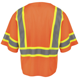 Radians SV232-3ZOM Type R Class 3 Dual Side Zipper Two-Tone Safety Vest - Yellow/Lime