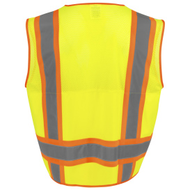 Radians SV69-2ZGM Type R Class 2 Two-Tone Surveyor Safety Vest - Yellow/Lime