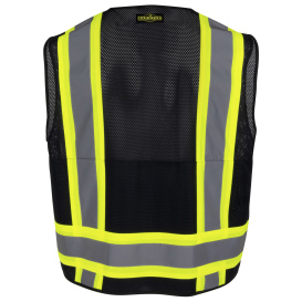 Radians SV6P Type O Class 1 Mesh Surveyor Safety Vest - Black