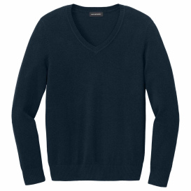 Port Authority LSW2850 Ladies Easy Care V-Neck Sweater - River Blue Navy