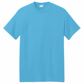 Port & Company PC01 Core Blend Recycled Tee - Aquatic Blue
