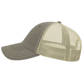 Richardson 111 Garment-Washed Trucker Cap - Driftwood/Khaki