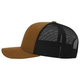 Richardson 112 Snapback Trucker Cap - Caramel/Black