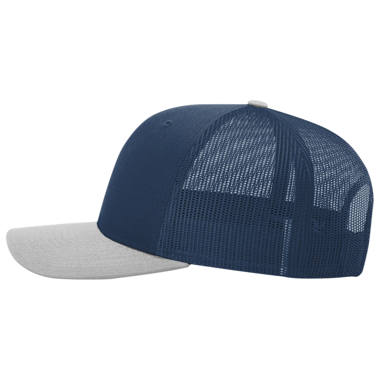 Richardson 112 Snapback Trucker Cap - Light Blue/Light Blue/Light Grey