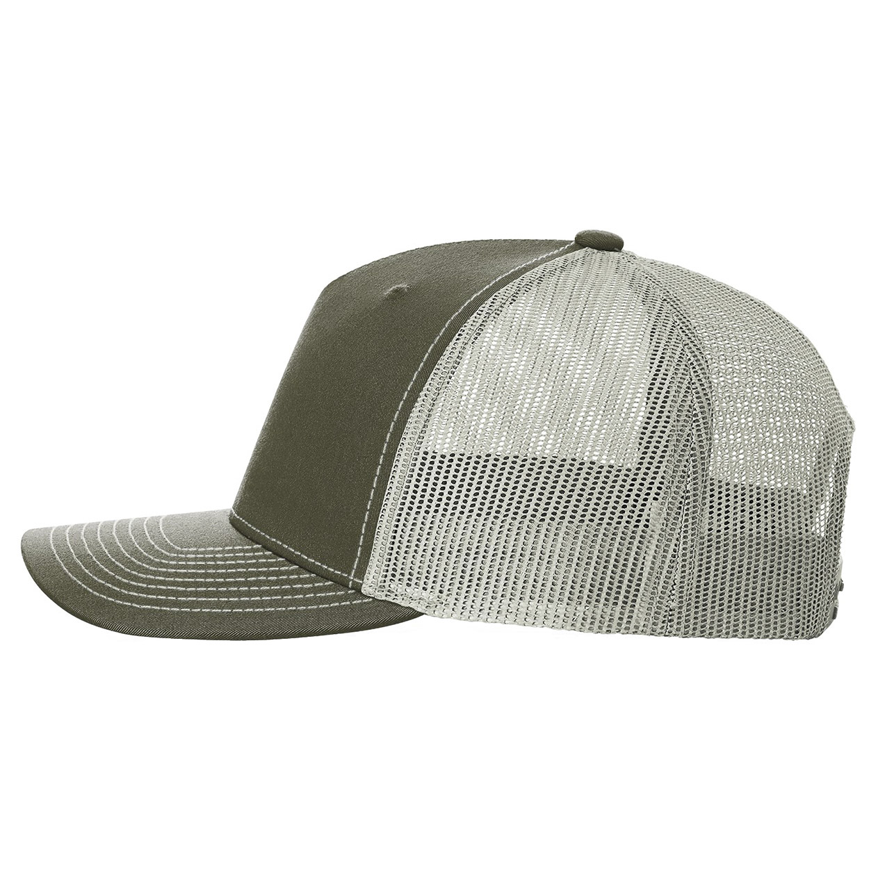 Richardson 112FP Snapback Trucker Cap - Beetle/Quarry
